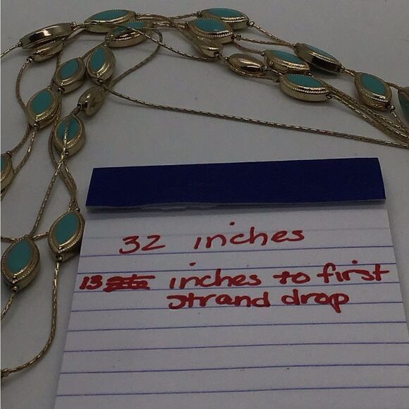 Dana Buchman Triple Strand Necklace - Picture 2 of 4